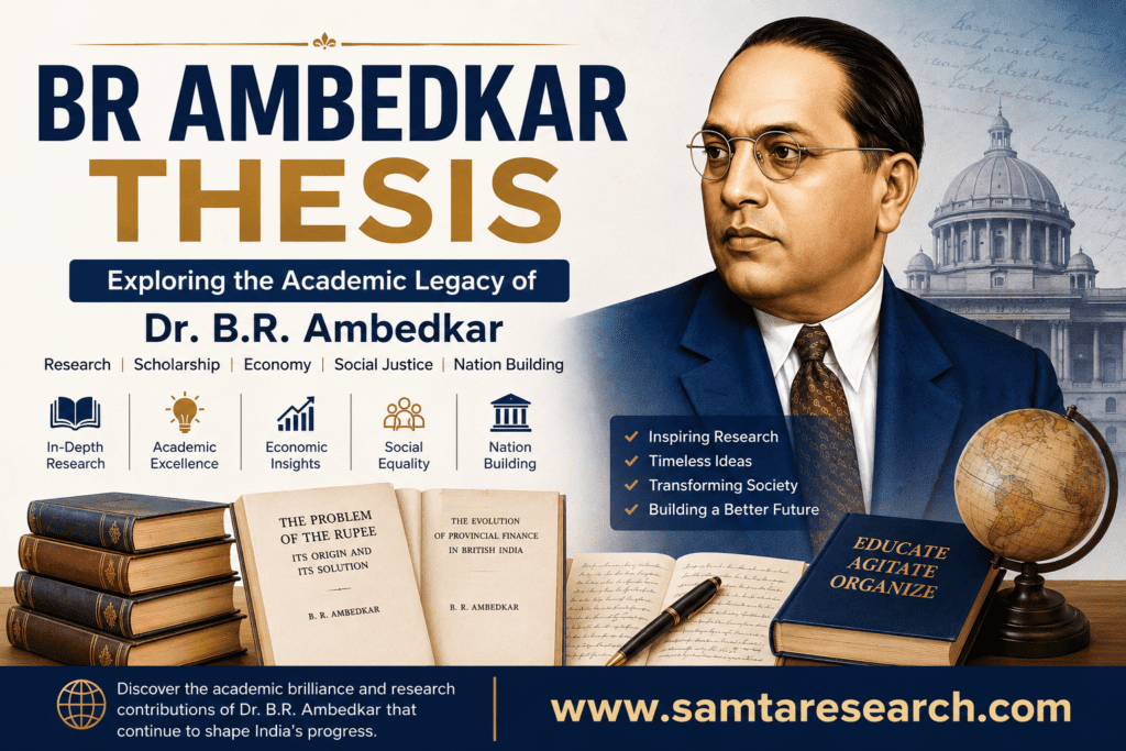 thesis of dr br ambedkar​